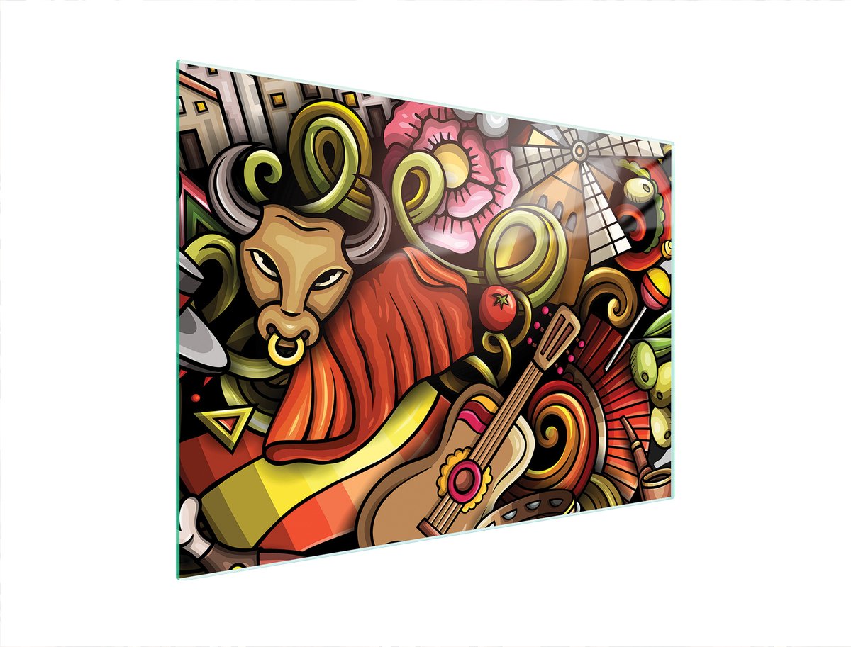 TMK ArtDeko - Snijplank - Glas - 40x30 cm - Antislip