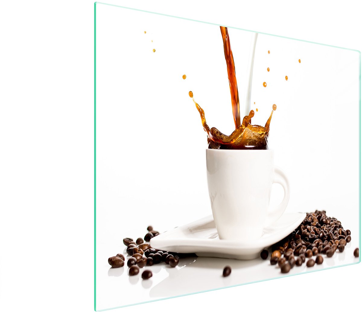 TMK ArtDeko Serie - Glas Snijplank - 52x30 cm - Koffie