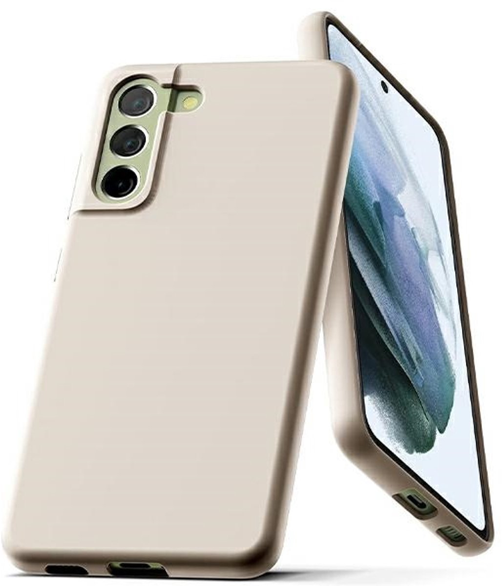 Mercury Silicone - Hoesje voor iPhone 15 - Lichtgrijs - Zacht Siliconen - Stijlvol Ontwerp