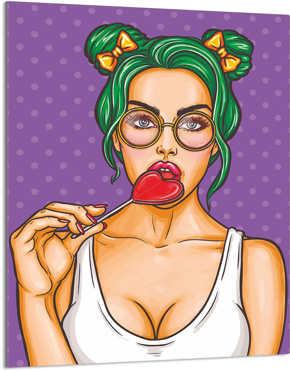 TMK ArtDeko - Snijplank - Glas - 40x52 - Vrouwelijk Motief