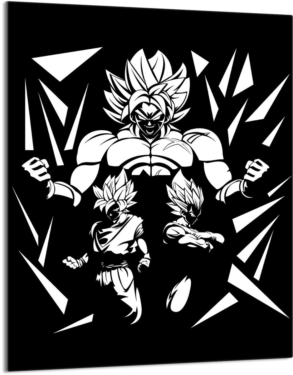 TMK ArtDeko 40x52 - Snijplank - Glas - Anime Motief - 40x52 cm