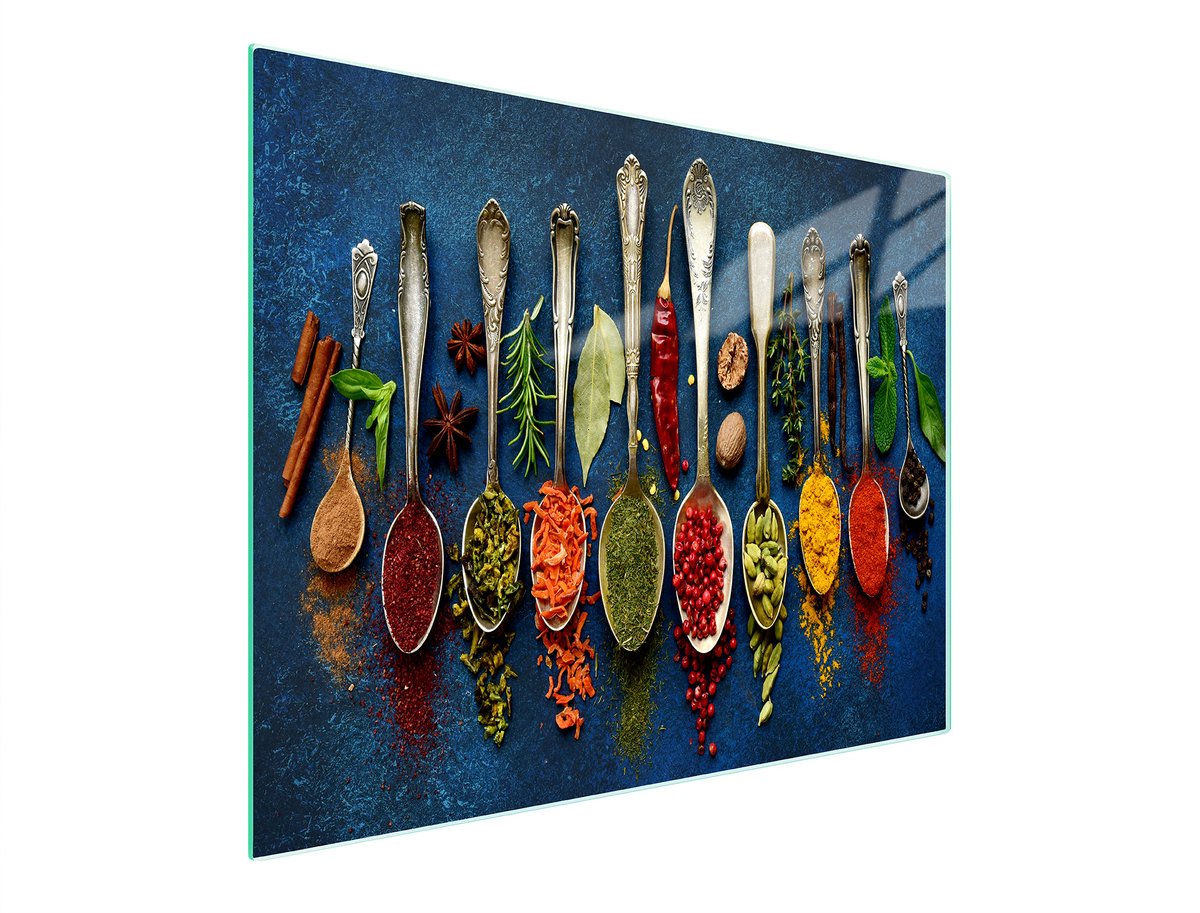 TMK ArtDeko - Snijplank - 52x30 cm - Glas - Przyprawy