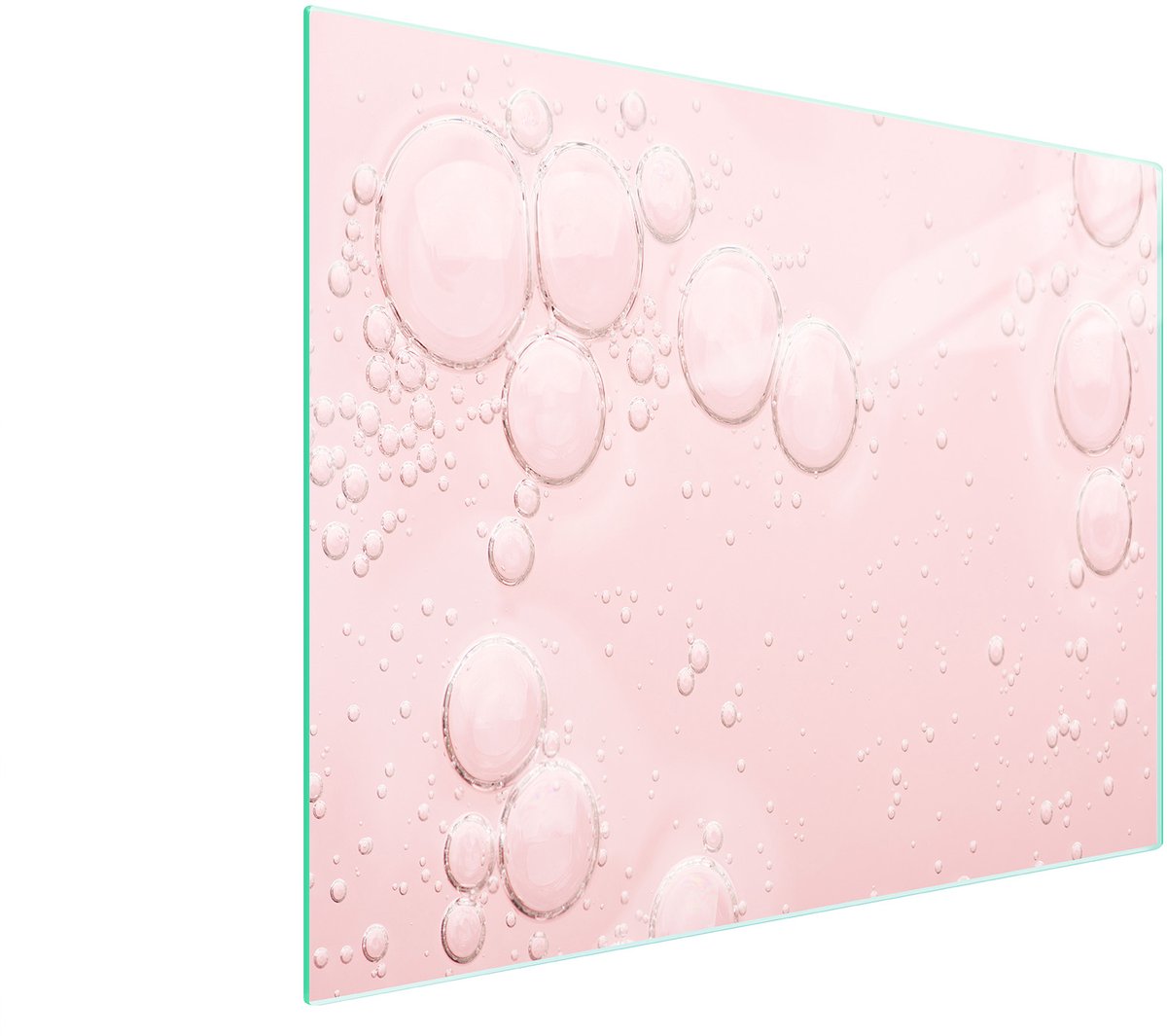 TMK ArtDeko - Snijplank - 52x30 cm - Roze - Glas - Anti-slip