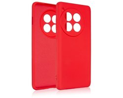 Beline - OnePlus 12 Silicone Hoesje - Rood - Bescherming