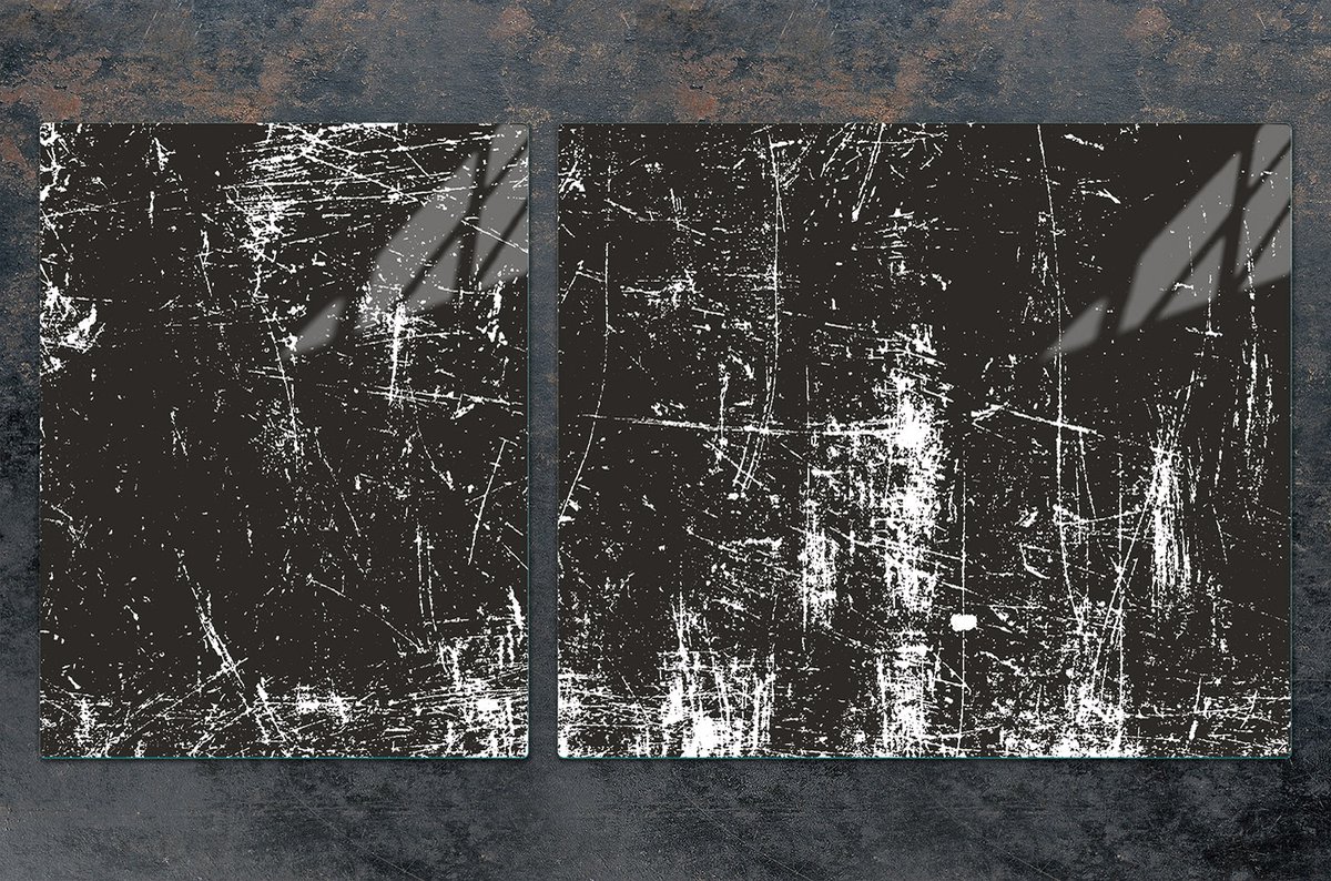 TMK ArtDeko - Snijplank Serie - Glazen Beschermplaat - 100x52cm - Grijs