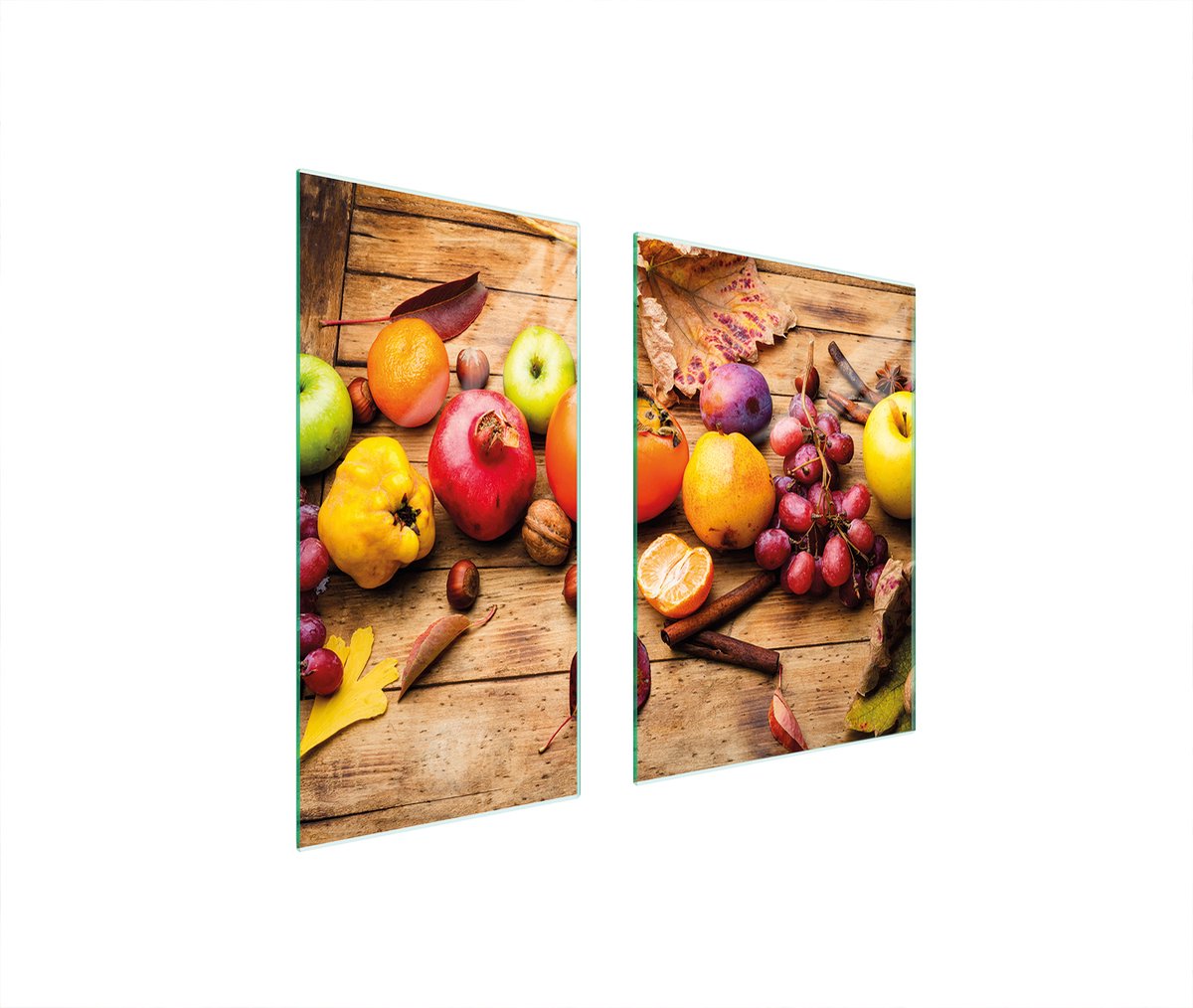 TMK ArtDeko - Snijplank - Glas - 75x52cm - Fruitmotief