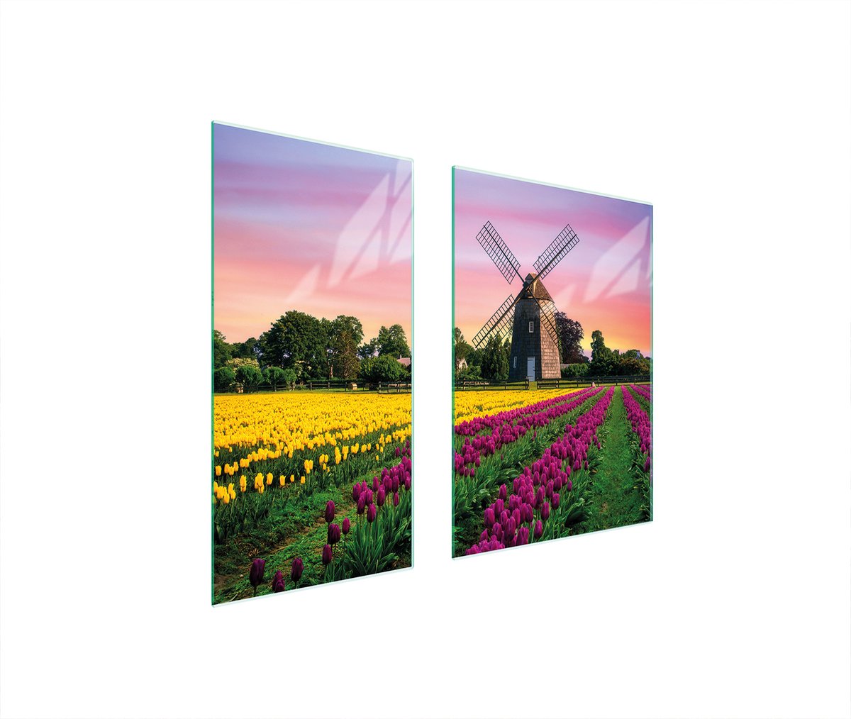 TMK ArtDeko Serie - Glazen Beschermplaat - 75x52 cm - Hittebestendig - Multifuntioneel