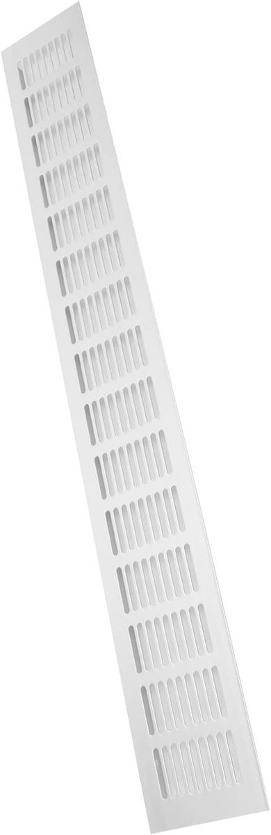 Duurzaam Aluminium Ventilatierooster 600 x 80 mm voor Kasten en Schoenenkasten, Corrosiebe