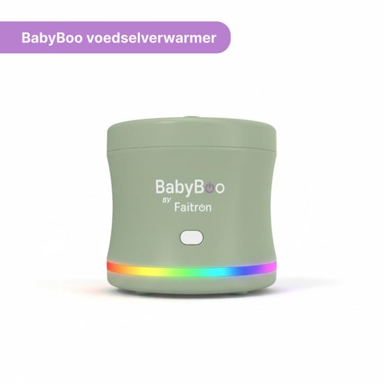 Faitron BabyBoo Food Warmer - Draagbare Babyvoedingverwarmer - Slimme Temperatuurregeling - Onderweg Verwarmen - Compact Design - Groen van Merkloos — afbeelding 5
