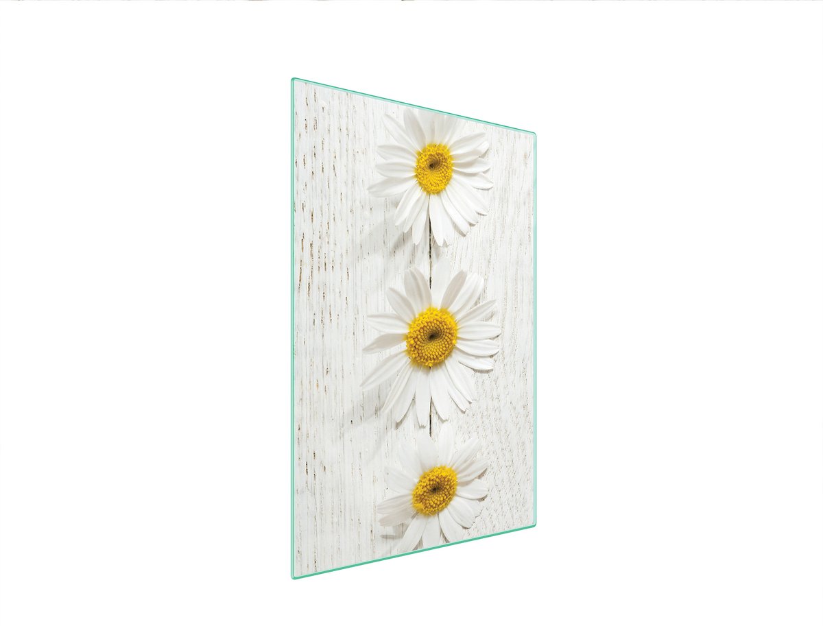 TMK ArtDeko Serie - Snijplank van glas - 35x52 cm - Hittebestendig - Antibacterieel