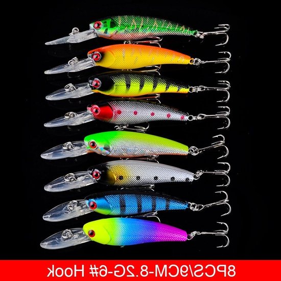 Complete Vissersset met Aasdoos en Accessoires - Spinnerbaits, Crankbaits en Vissenhaken voor Zoet- en Zoutwater — afbeelding 2