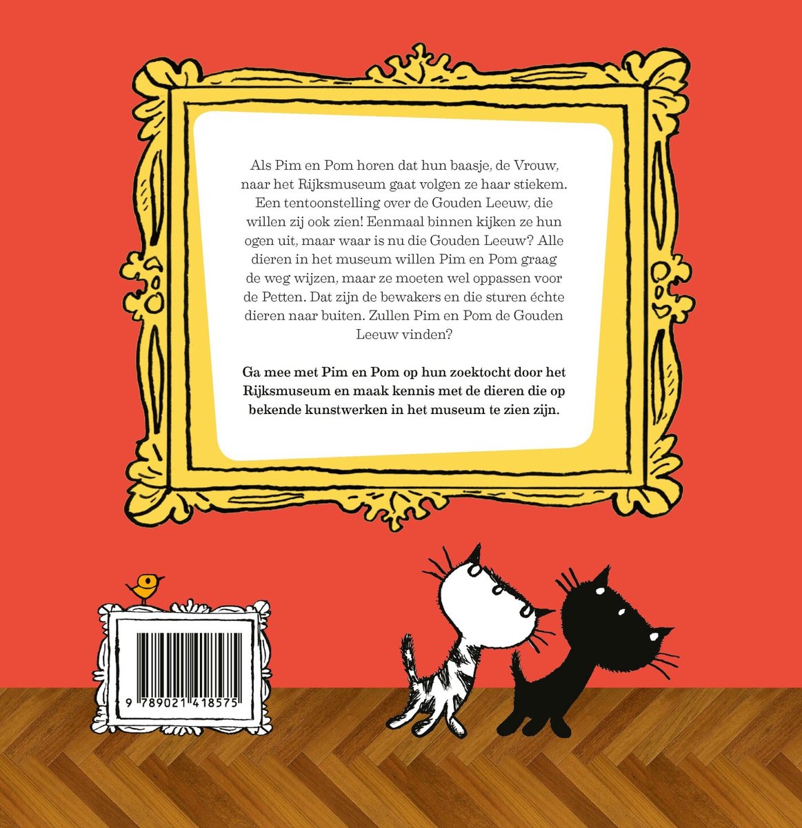 Pim en Pom - Pim en Pom in het Rijksmuseum - back cover