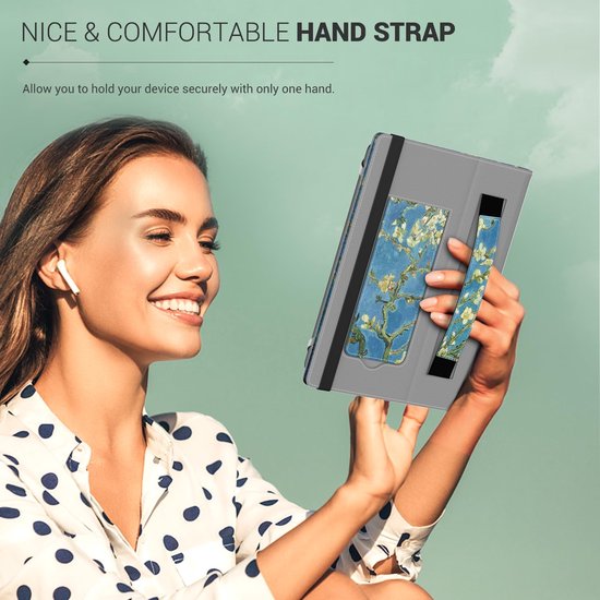 Allecto - Universele hoes voor 6 - 7 inch eReaders - Lichtgewicht PU Lederen Folio - Abrikoosbloesem - Bescherming voor Kindle Kobo Sony - Perfecte... van allecto — afbeelding 3