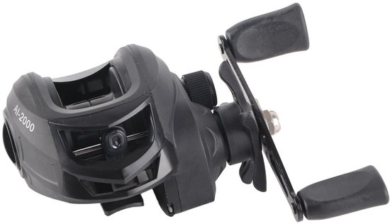 Dailygoody - Baitcasting-molen - Hoge Rotatiesnelheid - Anti-explosielijnremsysteem - Zwart - Stevige Metalen Behuizing - Ideaal voor Vissers - 260 g — afbeelding 5