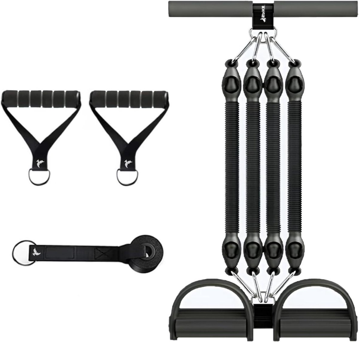 Buiktrimmer - Buikspier trainer - Thuis sporten - Veelzijdige oefeningen - 48 x 28 x 4 cm - Zwart