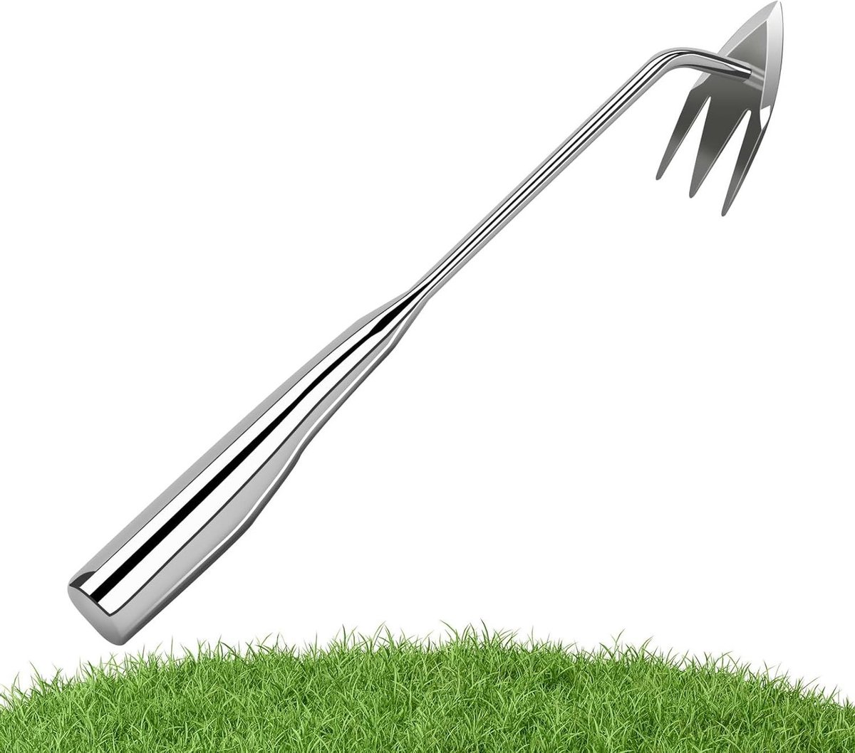 Onkruidverwijderaar Gazon - Wiedgereedschap Tuin - Onkruid Verwijderen - Duurzame Roestvrij Staal Constructie - 33 cm - Niet gespecificeerd