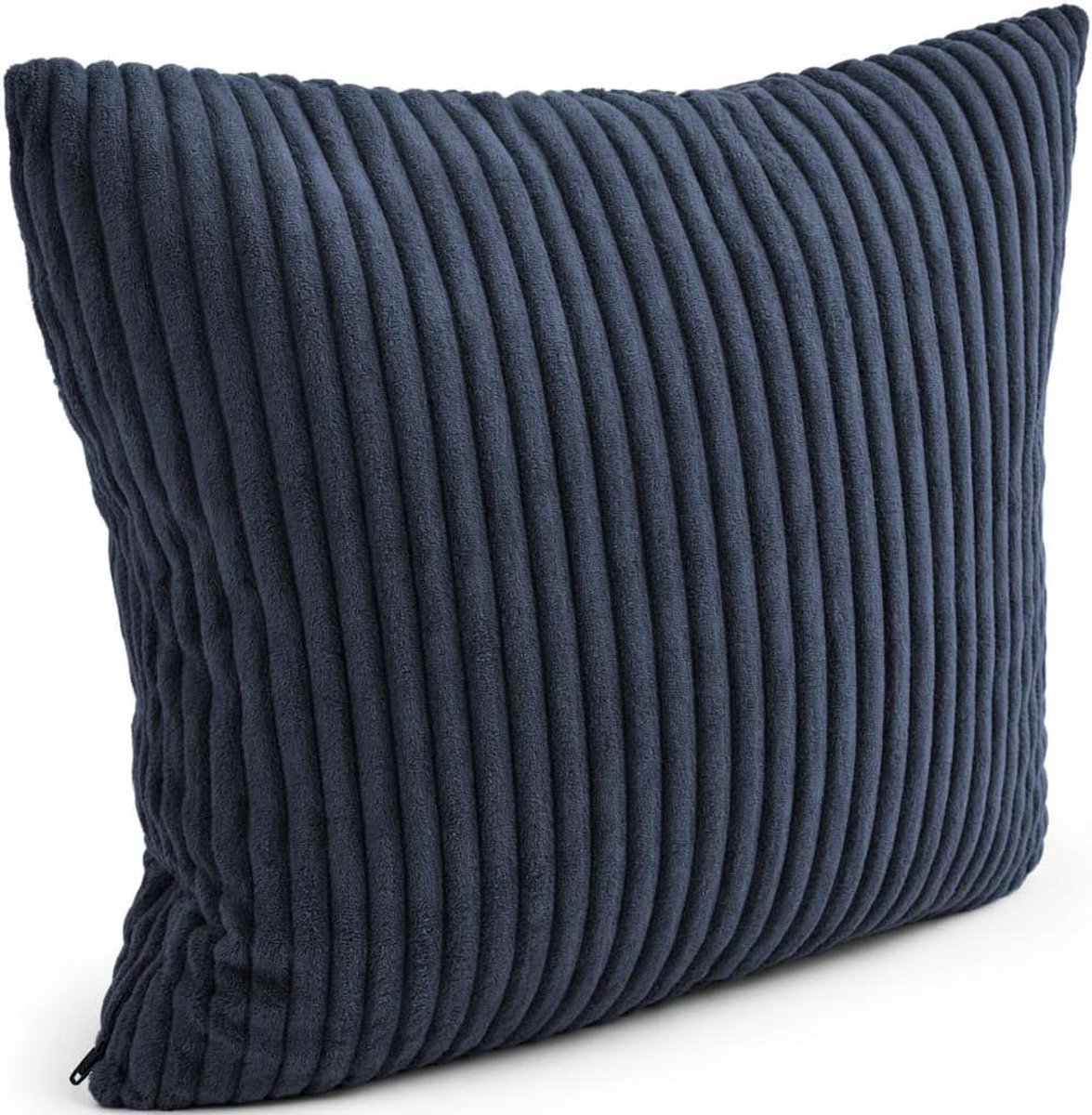Decoratief Kussen - Sierkussen Loungekussen - Comfortabel Zitten - Afneembare Wasbare Hoes - 40x40 cm - Marineblauw