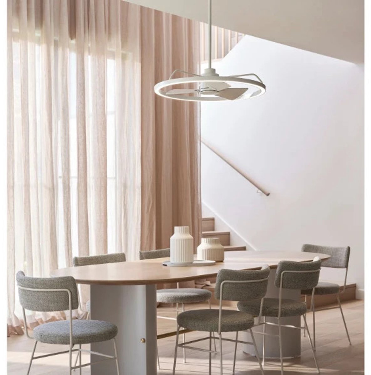 Plafondventilator Lucci Air Cessna | 70 cm | Indoor | Inclusief Lamp | Wit