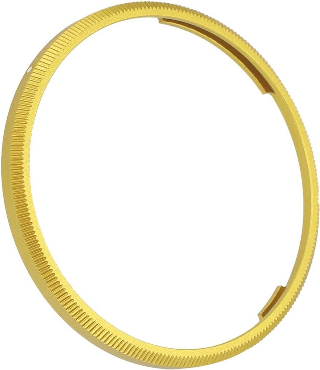 Decoratieve Gouden Lensring voor RICOH GR III Camera - Vervangt GN-1, Geschikt voor Fotografie en Videografie