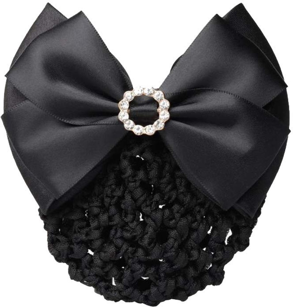 Dames Haarspeld - Strass Strik Snood Net - Verhoogde Prachtige Haaraccessoire