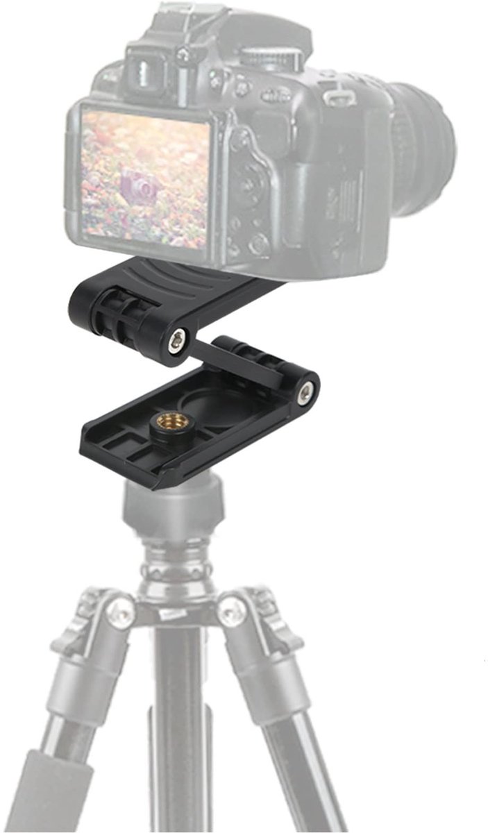 Dailygoody - Z-kantelkop - Opvouwbaar - Lichtgewicht en compact - Geschikt voor DSLR-camera's - Perfect voor fotografie - Ideaal voor low/high an