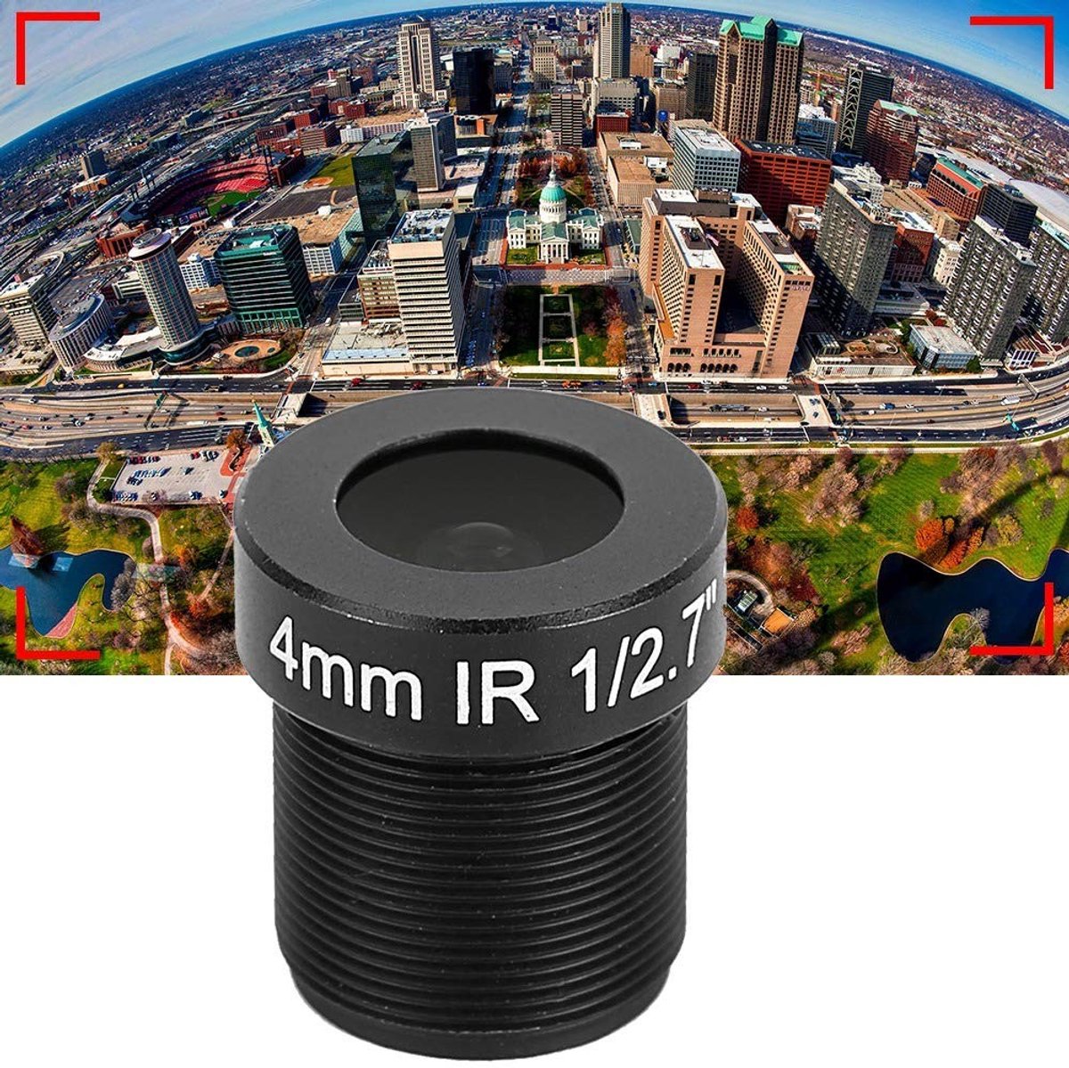 Dailygoody 4mm - Beveiligingscamera - Ultra High Definition - Lens met Vaste Brandpuntsafstand - 3MP - Geschikt voor Bewakingscamerasysteem - A...