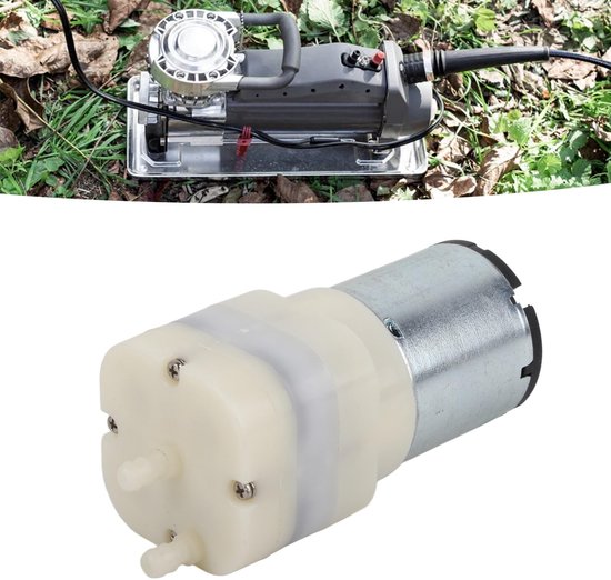 Allecto - Elektrische Micro Luchtpomp - Mini Vacuüm Membraanpomp - Geringe geluidssterkte - DC12V - Voor Industrie - Vacuüm tot 8.0LPM van Merkloos — afbeelding 2