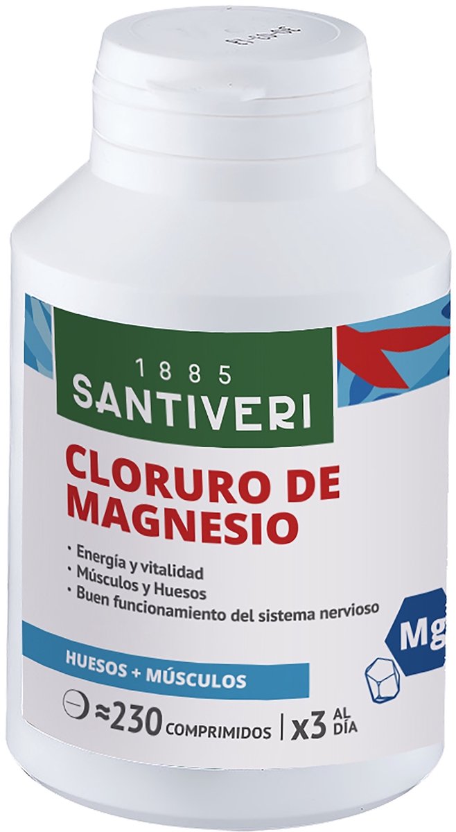 Magnesium chloride 230 tablets - 100mg|Magnesium chloride 230 tablets of 100mg|Chlorure de magnésium 230 comprimés de 100mg