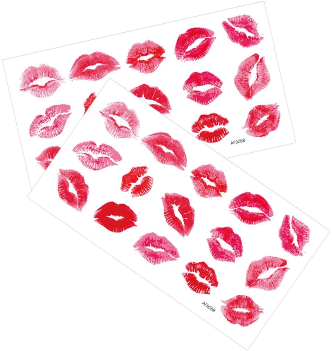 Dailygoody - muursticker lippen - wanddecoratie - Valentijnsdag - pvc muurstickers - liefdesdecoratie - ideaal voor romantische sfeer - geschikt voor ...