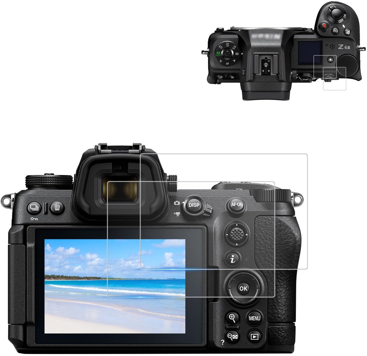 Dailygoody - Schermbeschermer - Gehard glas - Ultradun en onbreekbaar - HD doorlaatbaarheid - Anti-luchtbel - Geschikt voor Nikon Z50 II, Z6