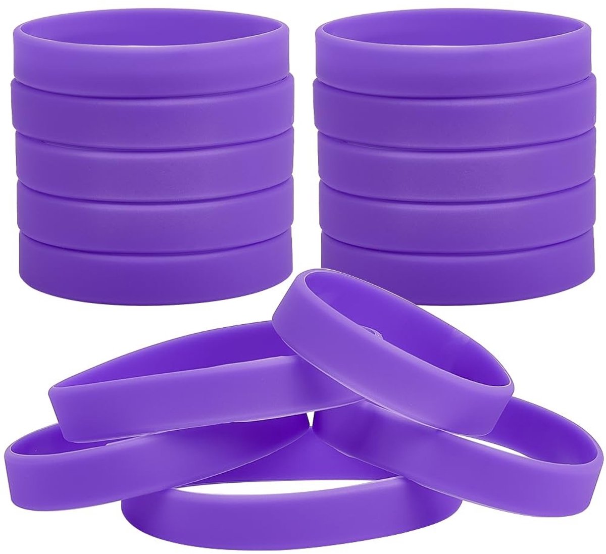 Dailygoody - Siliconen Armbanden - Sportbanden voor Fitness - Gazon Groen - Waterdicht en Lichtgewicht - Perfect voor Sport en Feesten