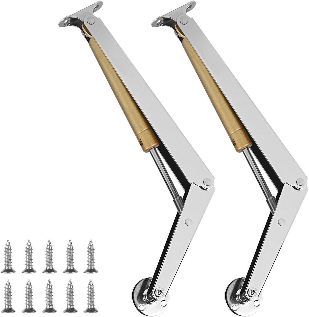 2 Stuks Gasveren 200 N/PC voor Soft-Close Scharnieren, Dekselbeugels en Opbergdozen