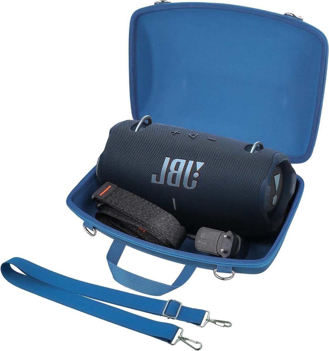 Vervangende Hard Travel Case voor Draagbare Bluetooth Speaker, Bescherming en Stijl (Blauw)