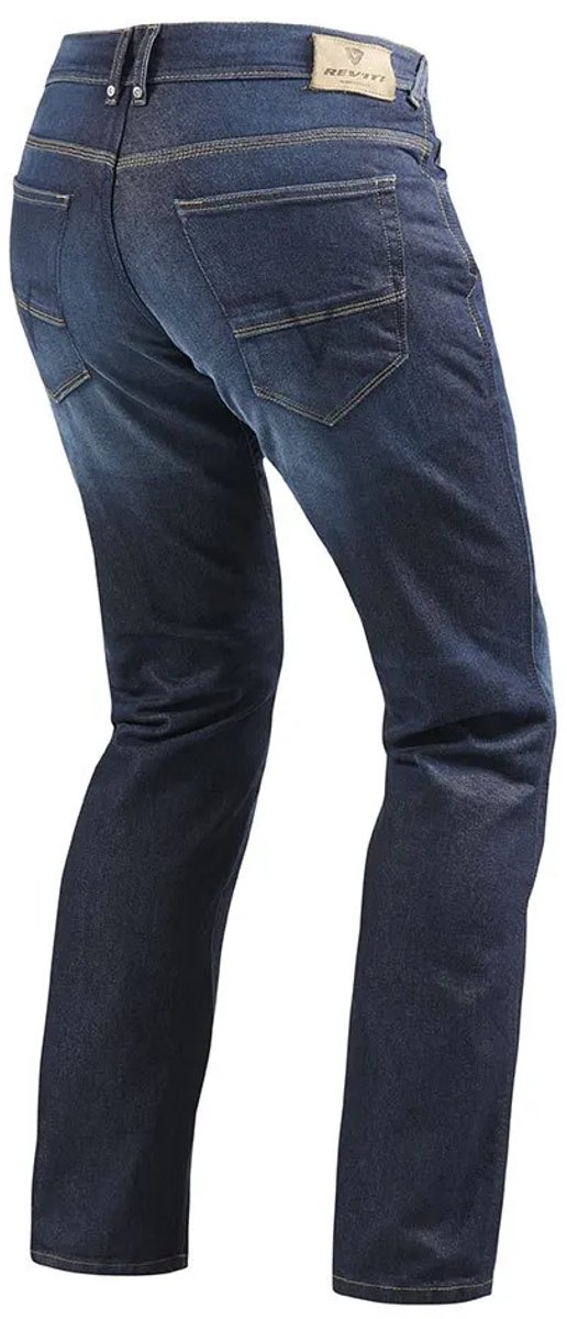 REV'IT! Jeans Phily 2 Dark Blue Motorcycle Jeans - Maat 32/36 - Broek