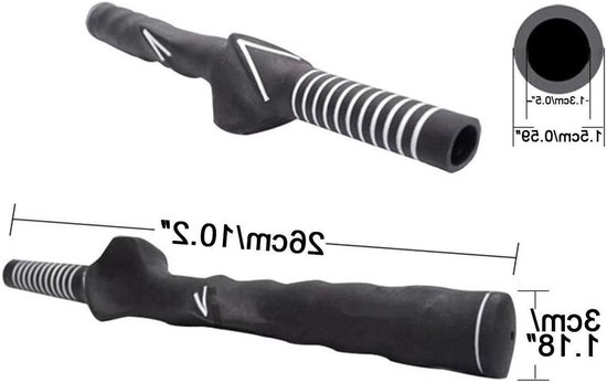 2 Stuks Linkshandige Golf Swing Training Grip Trainer voor Verbetering van Techniek en Precisie van Merkloos — afbeelding 2