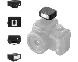 Mini Flash Speedlite GN8 voor Canon, Fuji, Sony en Nikon - 4 Vermogensniveaus voor Professionele Fotografie Accessoires