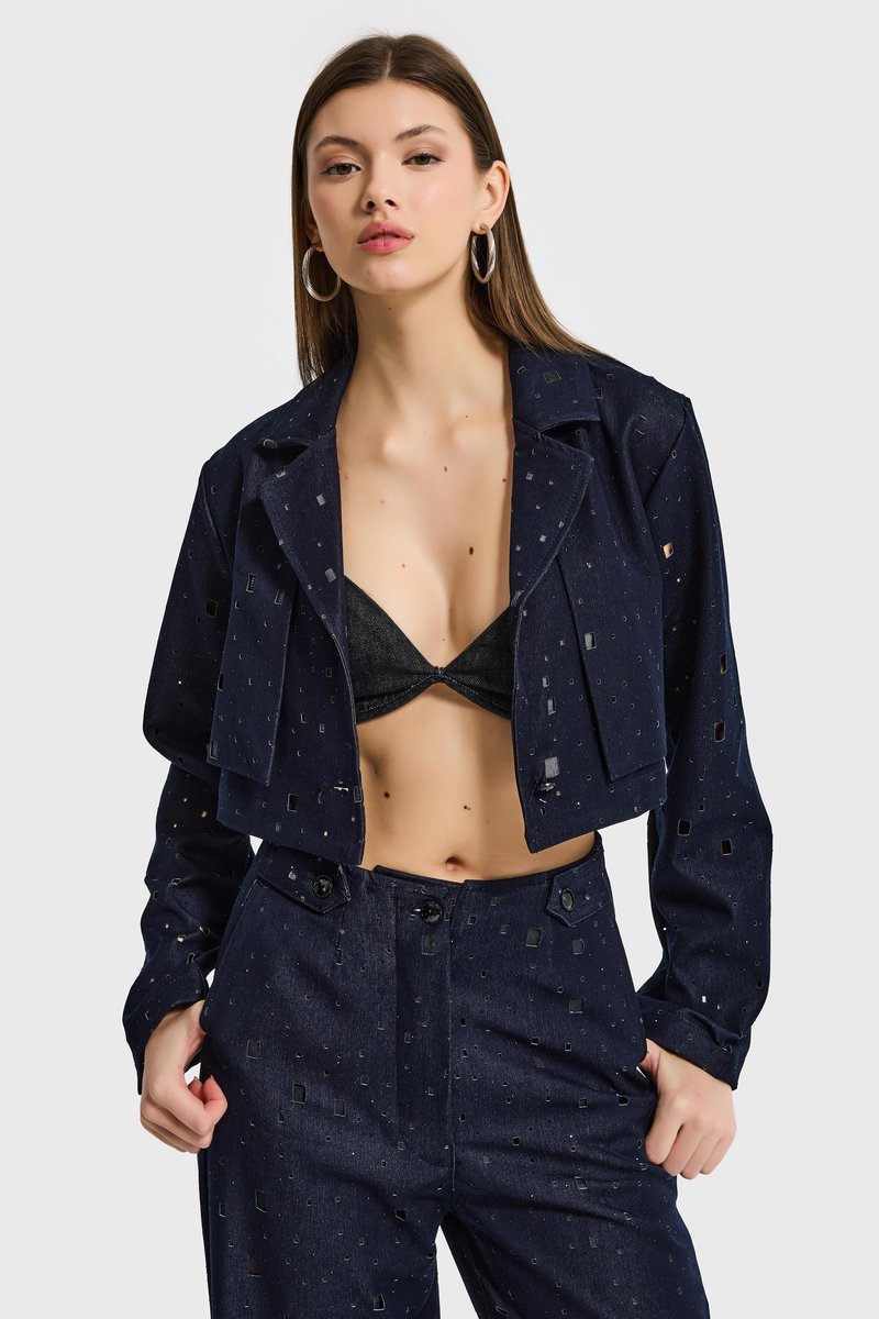It's Basic - Cropped Denim Jacket