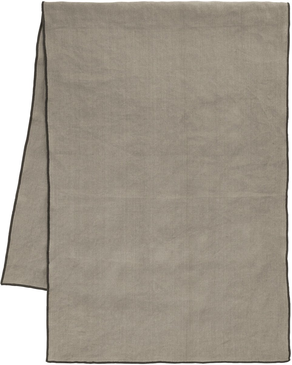 ASA Selection tafelloper Natural, tafelkleed, halflinnen, nude, 135 x 50 cm, 37780065