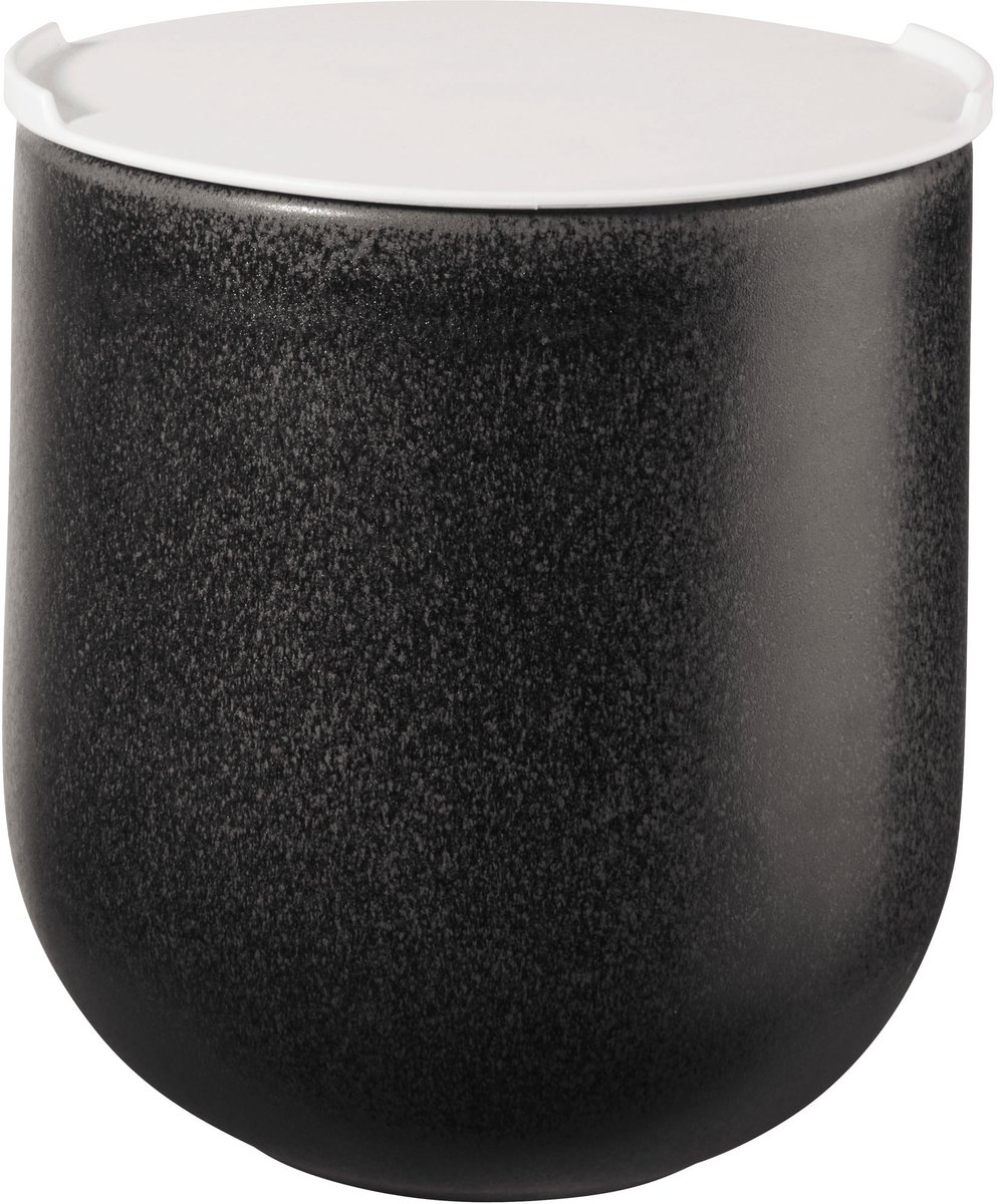 ASA Selection Grande Colore voorraadpot, bewaardoos, pot, steengoed, Black Iron / Zwart, Ø 13,3 cm, 41922174