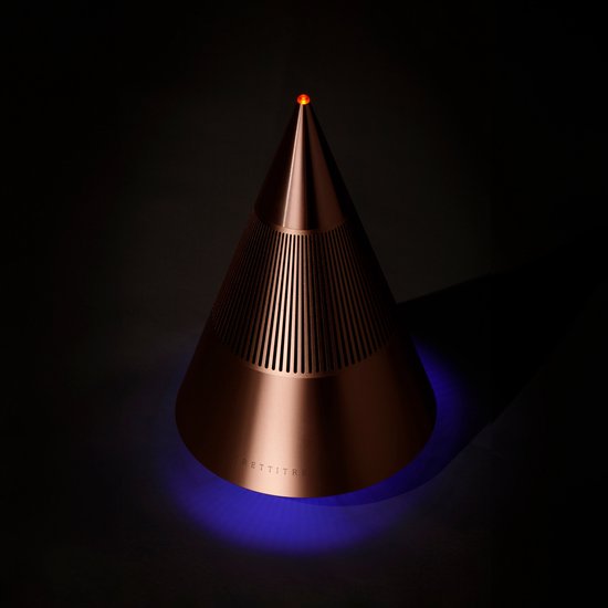 TRETTITRE TreSound mini Gen4 goud - draagbare bluetooth speaker - 360° surround sound - aluminium - 30W van Trettitre — afbeelding 5