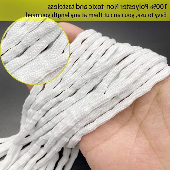 Zware 40gsm Lood Tape Voor Gordijnen - Ongeveer 3m, Ideaal Voor Glad Hangen en Vouwen van Gordijnen en Muggennetten — afbeelding 2