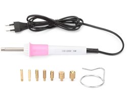 Qcwwy Hotfix Applicator - Professionele Rhinestone Tool met Verwisselbare Strijkkop