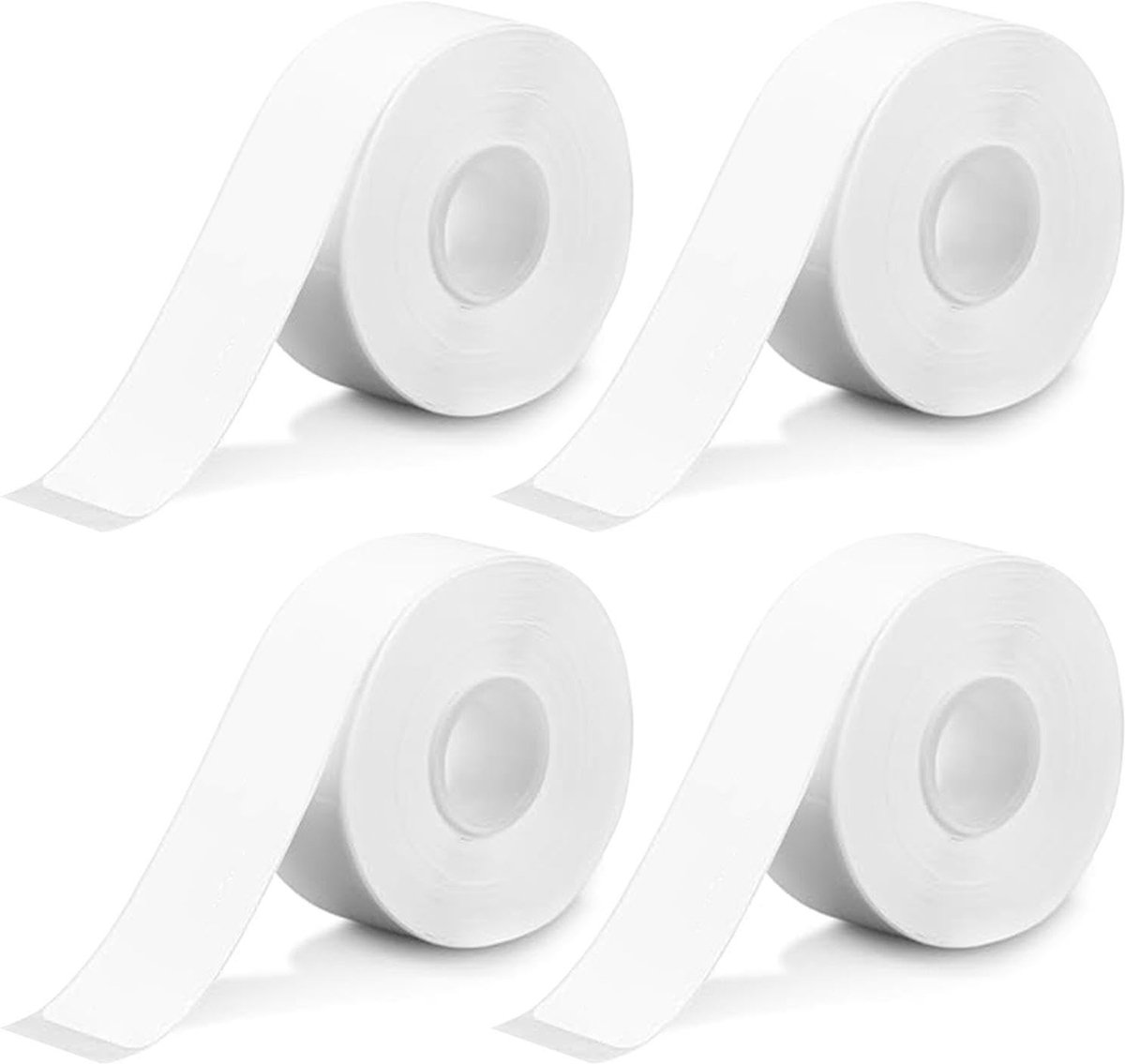 Dailygoody - Labeltape - Zelfklevend - Waterdicht - 4 Rollen - Voor etiketten - Geschikt voor kantoor en school