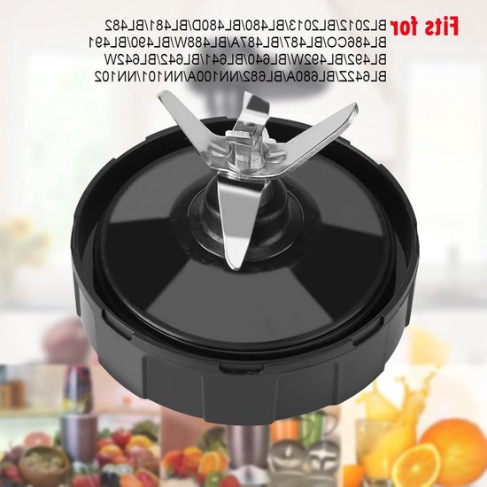 Krachtige Blender en Juicer Vervangende Mes Assemblage met 7 Vinnen, Geschikt voor 1000W en 1500W Modellen, Duurzaam en Efficiënt van Merkloos — afbeelding 2