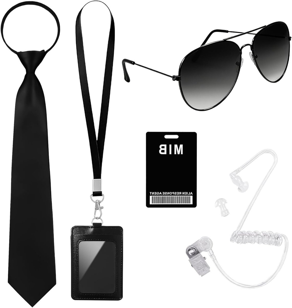 Geheime Dienst Kostuum Accessoires voor Feestjes, Verkleedpartijen en Theatrale Optredens