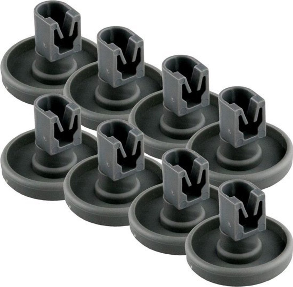 8x Vaatwasser Wiel Onderkorf 8 stuks 40mm - Geschikt voor IKEA - Geschikt voor AEG - Geschikt voor Zanussi -Geschikt voor Electrolux -Geschikt voor Atag - Geschikt voor Etna - Geschikt voor Juno