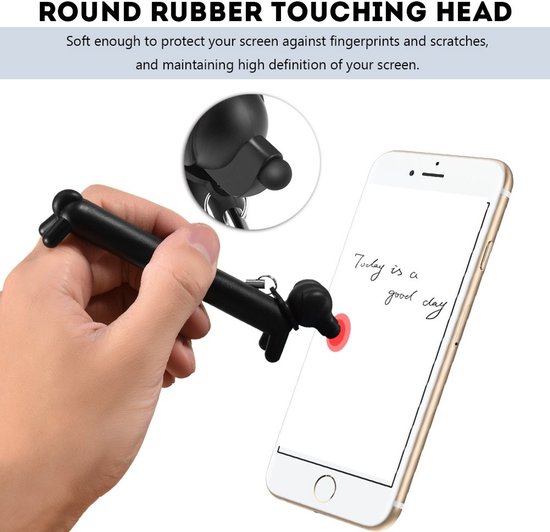 Dailygoody - Stylus Pen - Creatieve Hond-Design - Geschikt voor Tablet en Smartphone - Schrijfervaring - Licht en Draagbaar - Tekenpen — afbeelding 5