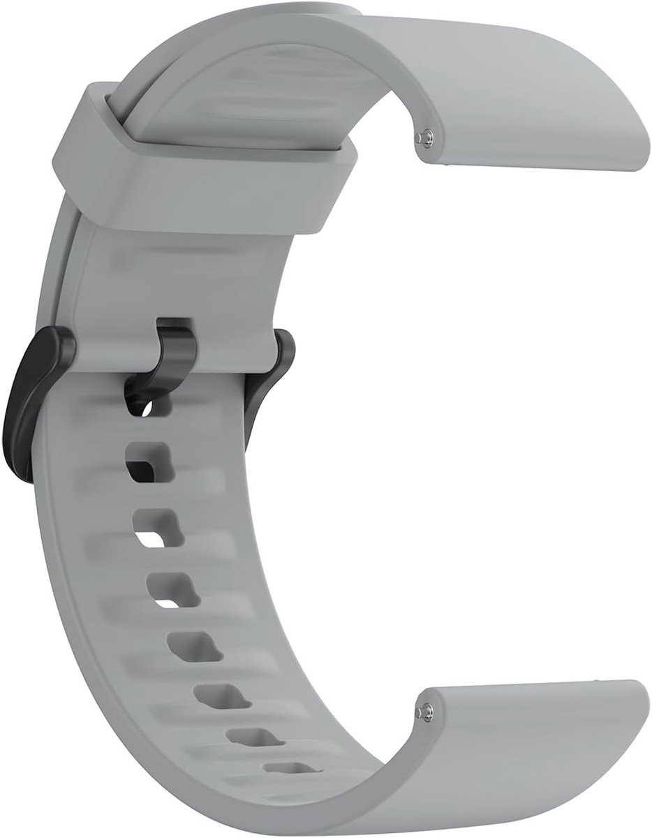 Duurzame 22 mm silicone horlogeband voor heren en dames, snelsluiting, comfortabele sport vervangband