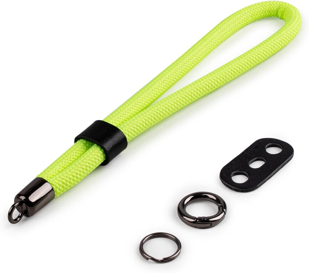 Camera Polsband Koord voor Fujifilm, Nikon, Canon en Sony - Geschikt voor DSLR en Systeemcamera's - Zwart