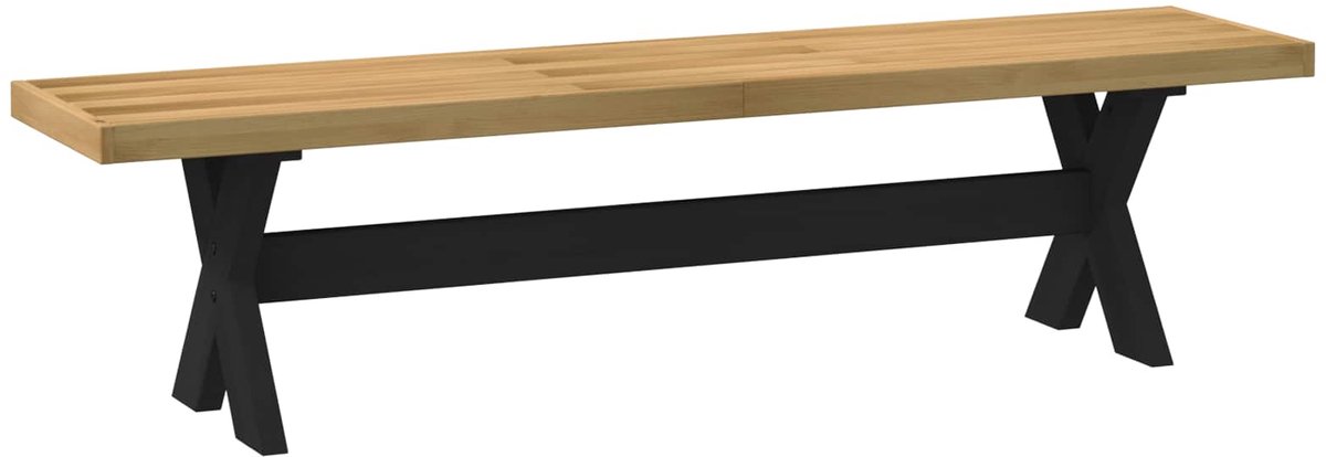 vidaXL Eetbank - NOAIN - 160 - x - 41 - x - 45 - cm - Massief - grenenhout - Naturel